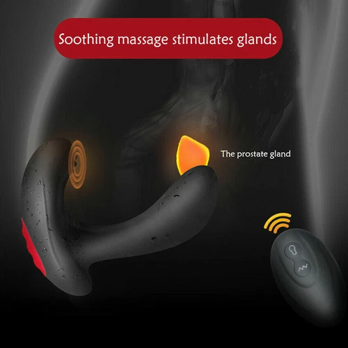 Wearable Clit G-Spot Vibrator Remote Control Inflatable Prostate Massager Dildo - Picture 5 of 12