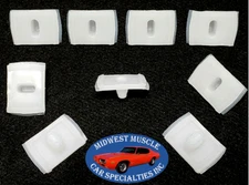 68 69 Buick Riviera Body Side Belt Molding Bath Tub Style Trim Clips 10pcs UC