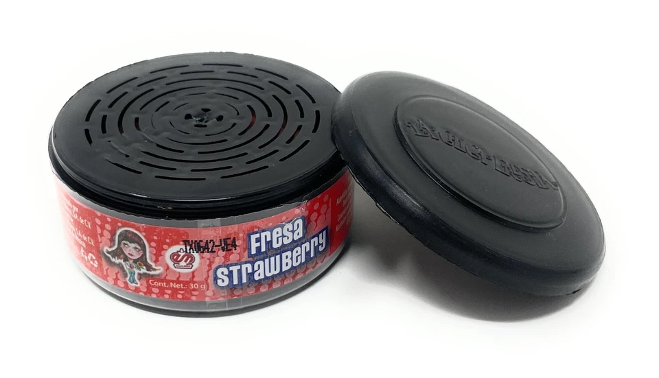 Ambientador aromatizante 4 piezas CAN LATA LA CHICA FRESITA FRESA Foto 3 de 4