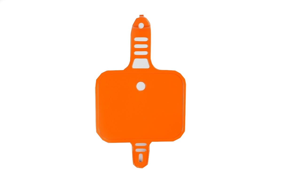 Plaque d'immatriculation avant Honda CRF 50 plastique orange carénage 2004-2021