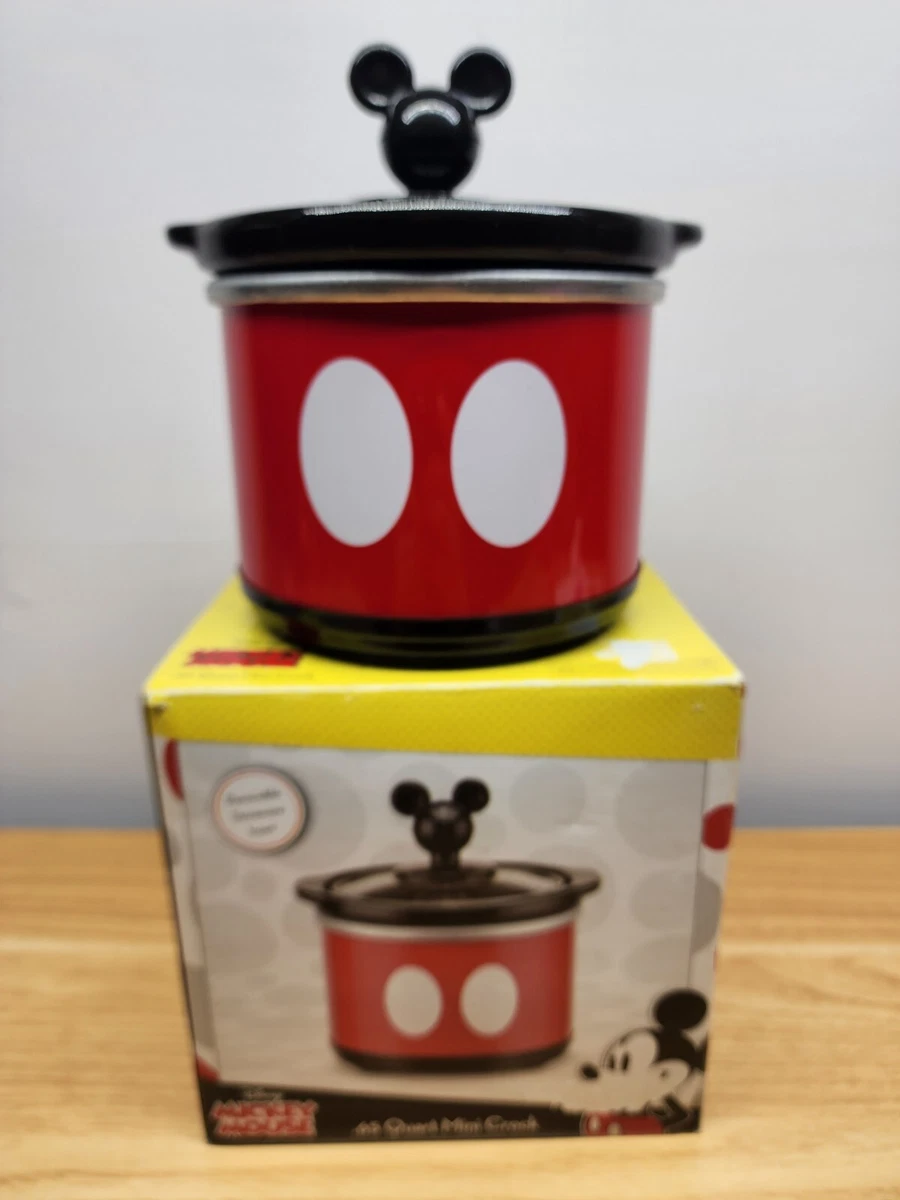 DISNEY MICKEY MOUSE Mini Crock Pot Quart Slow Cooker