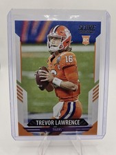 Trevor Lawrence 2021 Panini Score Football Rookie Card - Clemson/Jaguars. rookie card picture