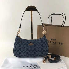 COACH Teri Shoulder Bag Signature Chambray CH139 outlet New