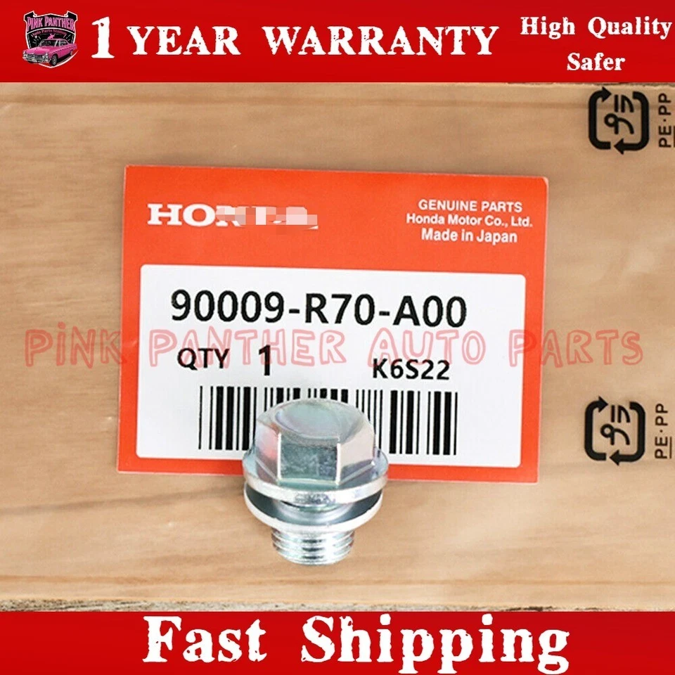 90009-R70-A00 para motor Honda HR-V 2016-2017 cárter de aceite drenaje perno tapón arandela NUEVO Foto 2 de 4