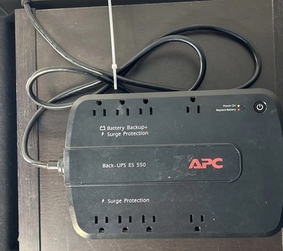 APC Back-UPS ES 550 BE550G 8-Outlet Battery Back Up Surge Protector NO BATTERY