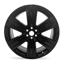 Genuine OEM Wheel For 2024-2026 GMC Acadia 22 Inch Powder-Coated Black Alloy Rim
