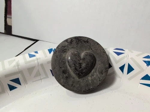 Dug Civil War era brass heart horse tack