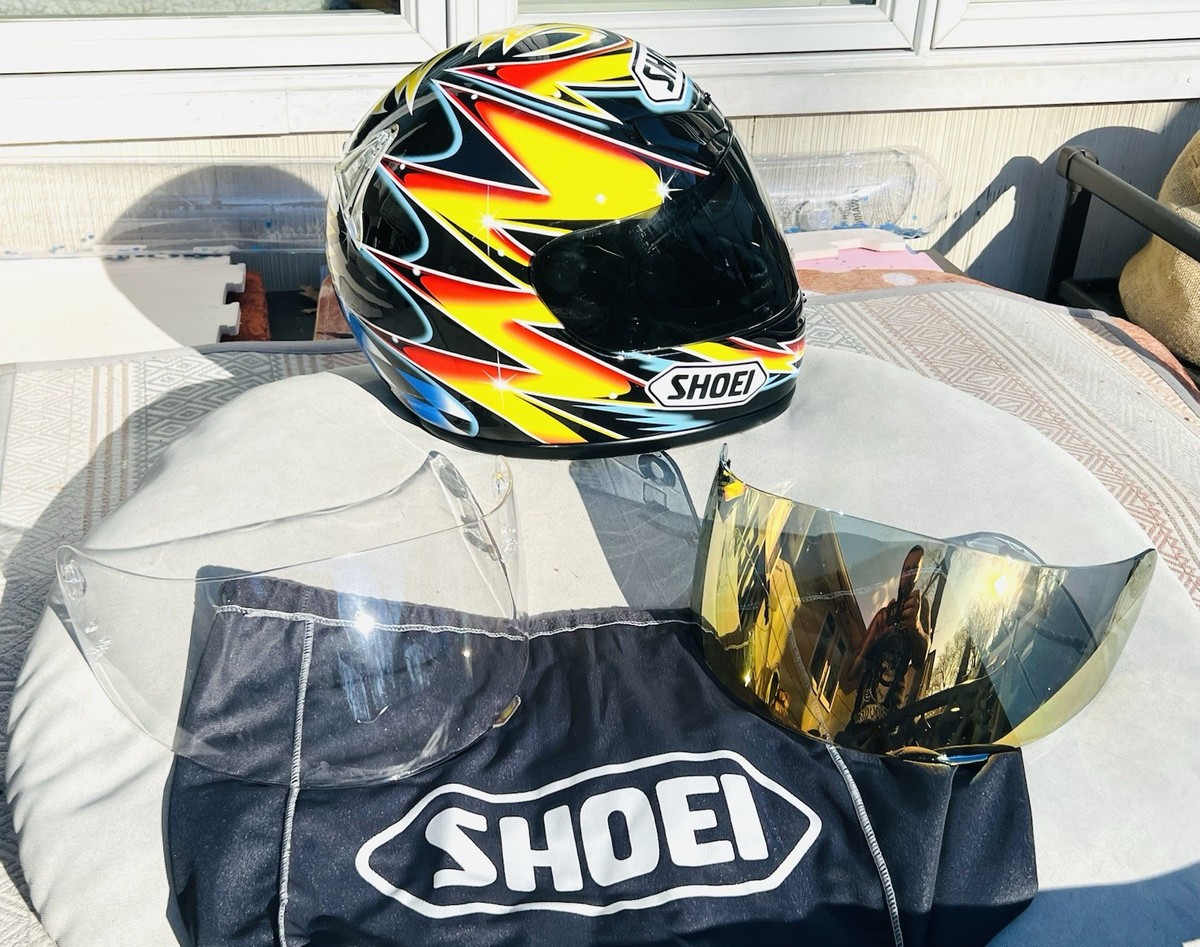 Vintage 1999 Shoei X-TEC “Lightning Strike” Full Face Helmet/ULTRA