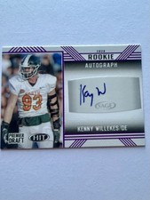 2020 Sage Hit Kenny Willekes/de A72 Rookie Autograph Premiere Draft
