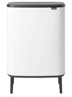 Brabantia Bo Touch Bin Hi - 60L Inner Bucket (White) Large Waste Kitchen Bin