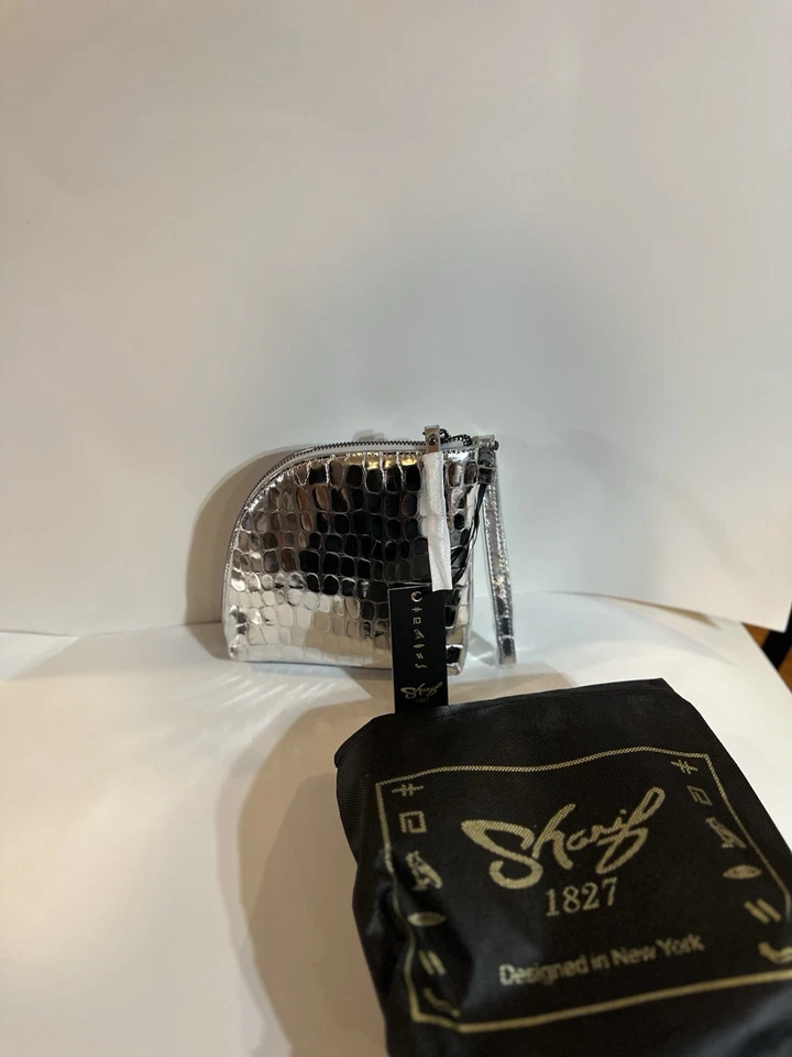 Sharif Legacy Floral Embossed Quilted Leather Wristlet NWT - Image 3 of 3