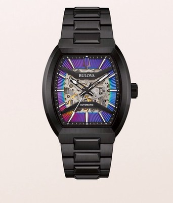 Bulova Maquina Automatic Skeleton Dial Stainless Steel Watch 98A320