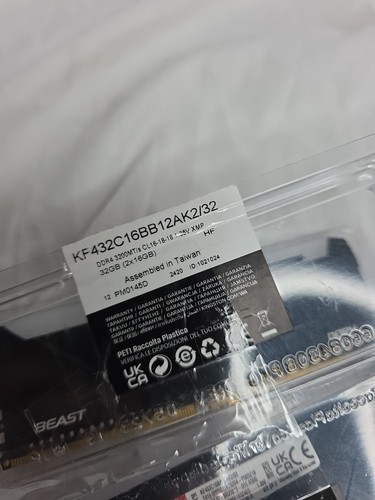 Kingston FURY Beast RGB 16 GB 3200 MT/s DDR4 CL16 DIMM memoria de computadora (EE) - Imagen 3 de 5