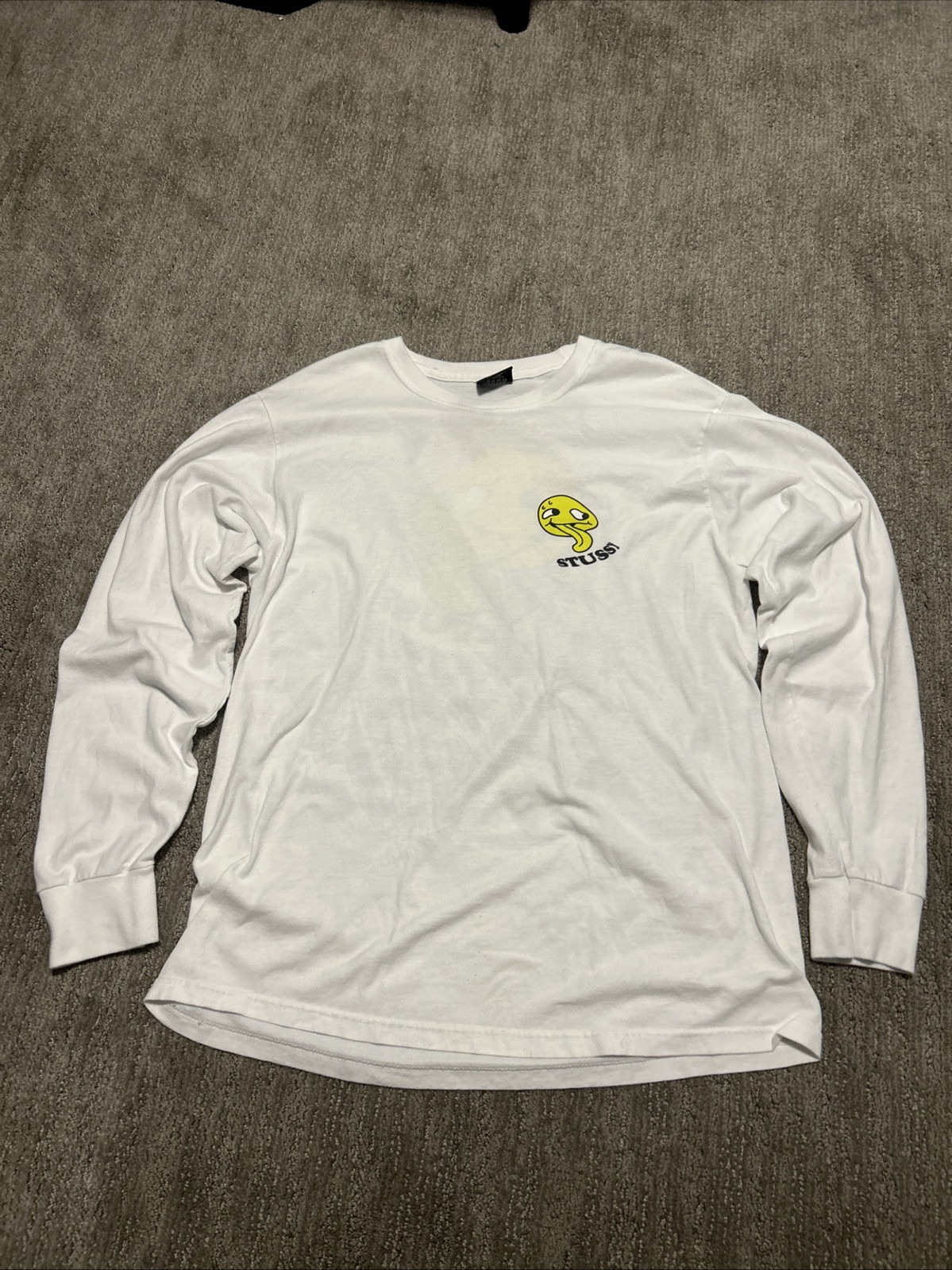 Stussy Medium Long Sleeve Tee Comfortable Streetwear Essential