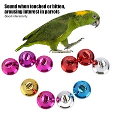 10pcs Colourful Bells Bird DIY Accessory Colourful Iron Interactive Bell Toys