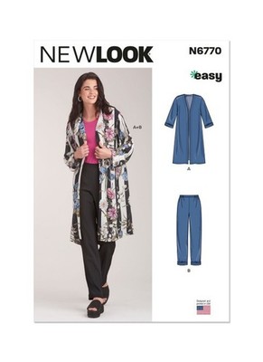 New Look 6770 Schnittmuster Misses Damen Jacke & Hose Größe 10-22 ungeschnitten