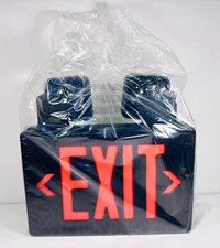 Nora Lighting NEX-711-LED/RB Exit & Emergency Combo Light-LED. New Open Box