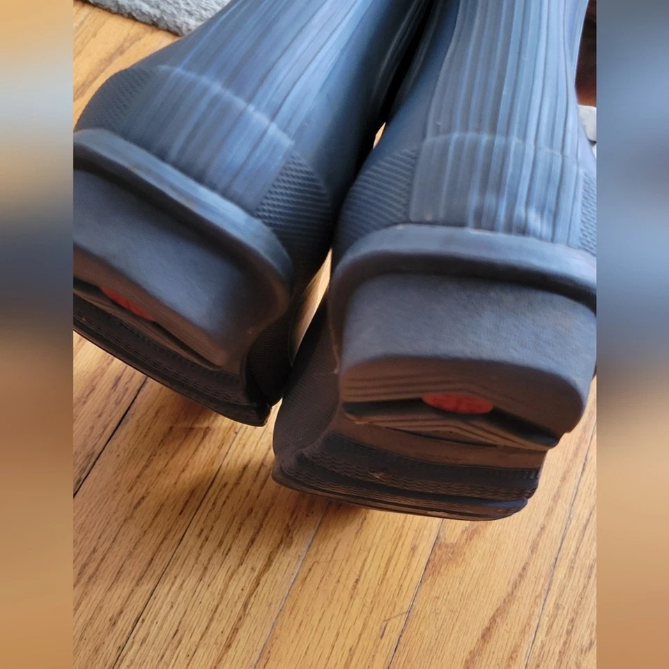 Hunter Chelsea Rain Fall Botas Talla Mujer 10 Azul Foto 3 de 4