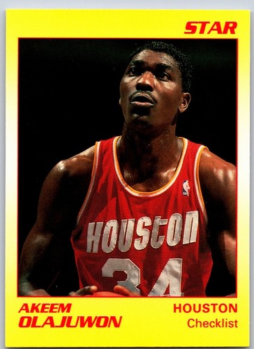 1985-86 STAR ALL-ROOKIES #1 AKEEM OLAJUWON ROOKIE RC PSA 7 | eBay