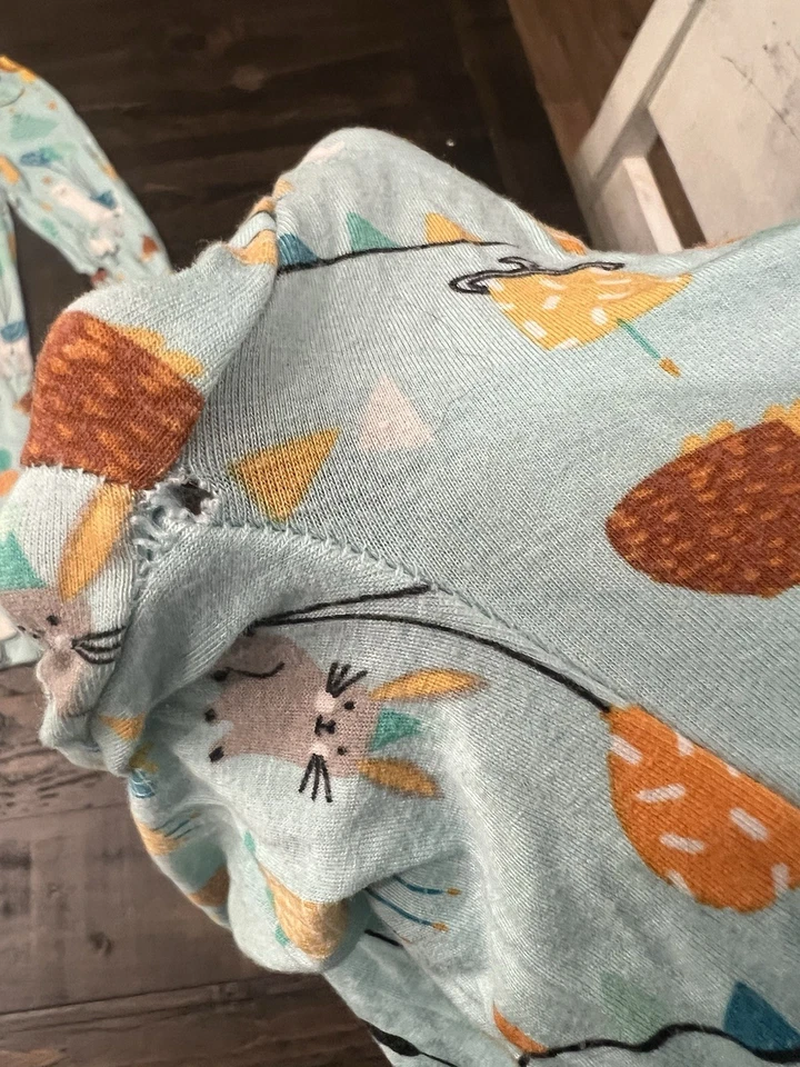 Little Sleepies Party Animal Pj Set Size 9/10 - Image 2 of 3