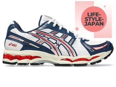 ASICS GEL-KAYANO 12.1 1203A885 100 White Independence Blue Men Sportstyle Shoes