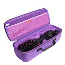 Travel Case for Revlon One-Step Hair Dryer And Volumizer Hot Air Brush (Purple)