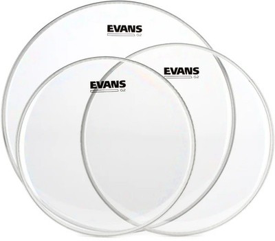 Evans G2 Tom Pack - 12'', 13'', 16'' - Clear