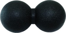 Hard Peanut Massage Ball, Double Lacrosse Ball. Deep Tissue Black