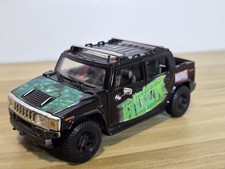 Maisto Hummer H2 SUT, Marvel Incredible Hulk, 1:27 Scale, 2003, Rare, Black Car.