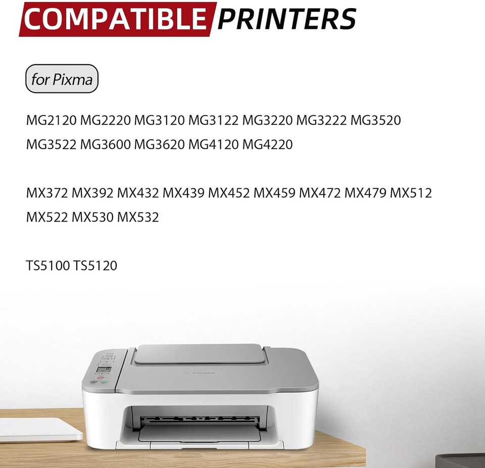 2PK PG-240XL CL-241XL Compatible Ink for Canon MX472 MX439 MG3620 ...