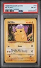 1999 POKEMON BASE SET UNLIMITED YELLOW CHEEKS #58 PIKACHU PSA 6