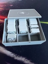 MTG ability and counter tokens box with 55 tokens/counters (PLA) gray/white