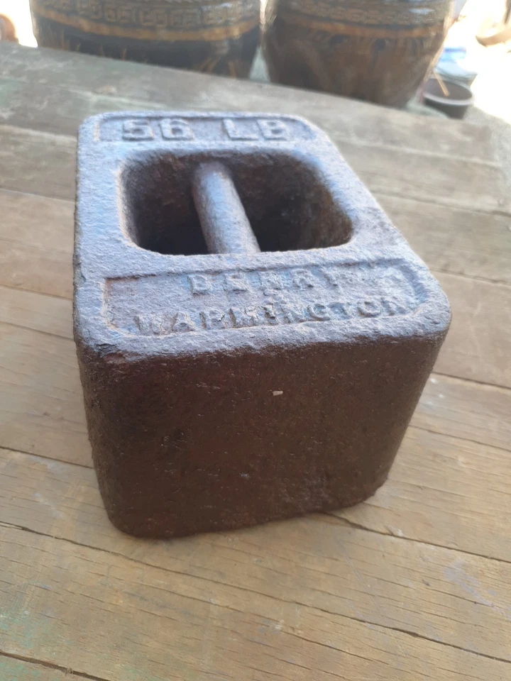 56lb Cast Iron Bar Weight  Berry & Warmington Liverpool Garden Gazebo Weight - Image 2 of 4