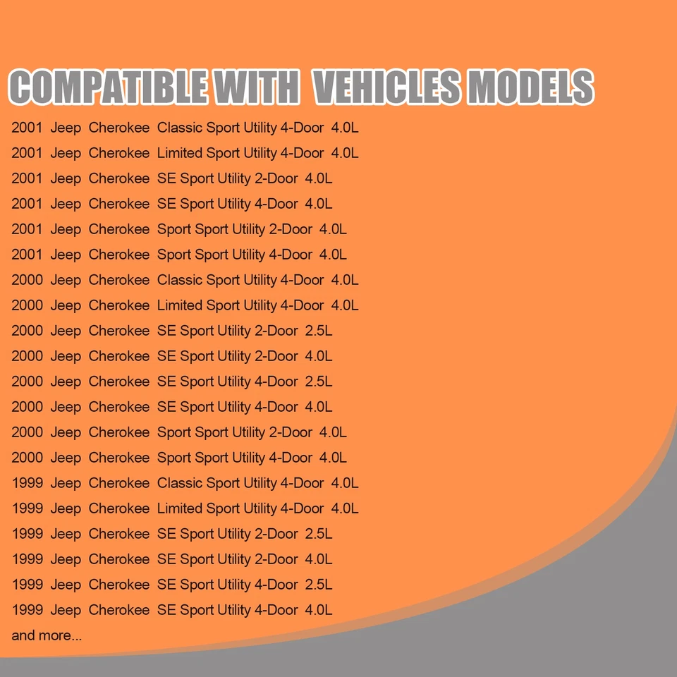 2Pcs Front Coil Spring Bump Stop For 1994-2001 Jeep Cherokee XJ 52004295 Foto 2 de 4