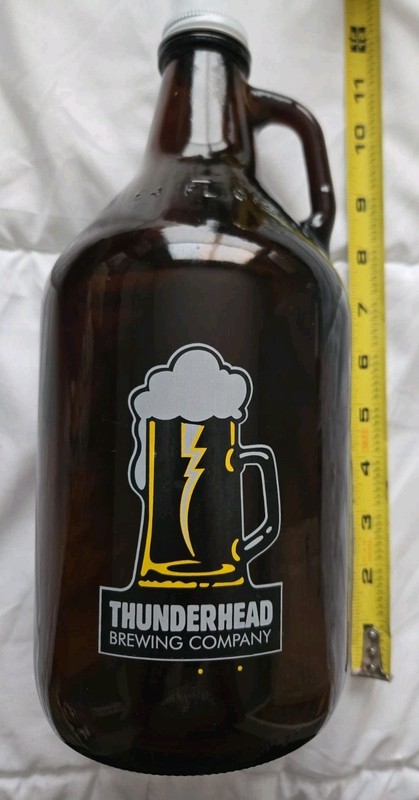 Thunderbird Brewing Company Beer Growler 64 FL OZ Kearney Nebraska 