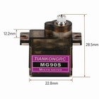 1:24 MG90S Micro Servo Motor Metal Geared Motor Kit for RC Car Robot Helicopter — photo 9