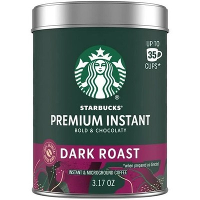 Starbucks Premium Dark Roast Instant Coffee 3.17 oz - Usually Delivery 2 3 Days