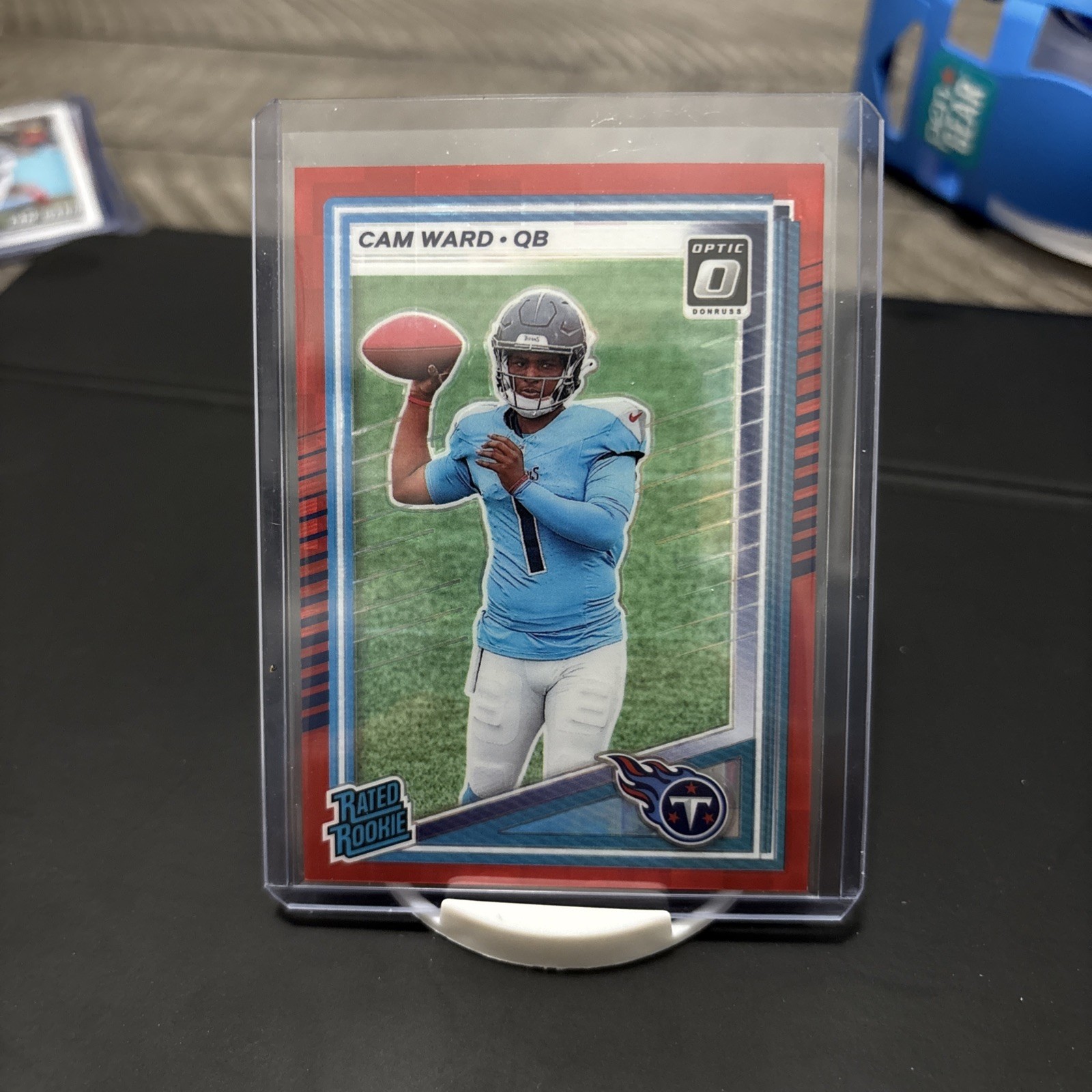 2025 Donruss - Rated Rookie Cameron Ward Red Pandora Prizm 