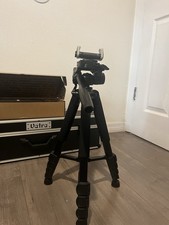 Aluminum Tripod with Pan/Tilt Head, Quick Release, Phone Holder, Camera