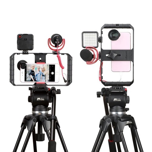 U Rig Pro Video Rig für iPhone, Handy Stabilisator Rig mit Triple Cold Shoe Mount... - Bild 6 von 8