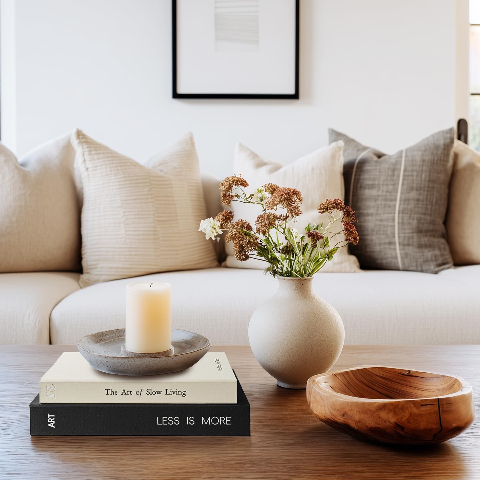 Minimalist Decorative Books - Fake Books Storage Box for Decoration - Set of ...