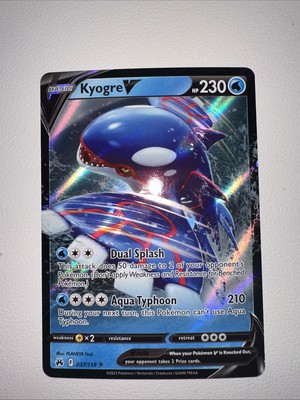 Kyogre V 037/159 Crown Zenith Holo