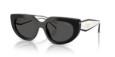 NEW Prada D02S Sunglasses 20G08Z Black 100 AUTHENTIC