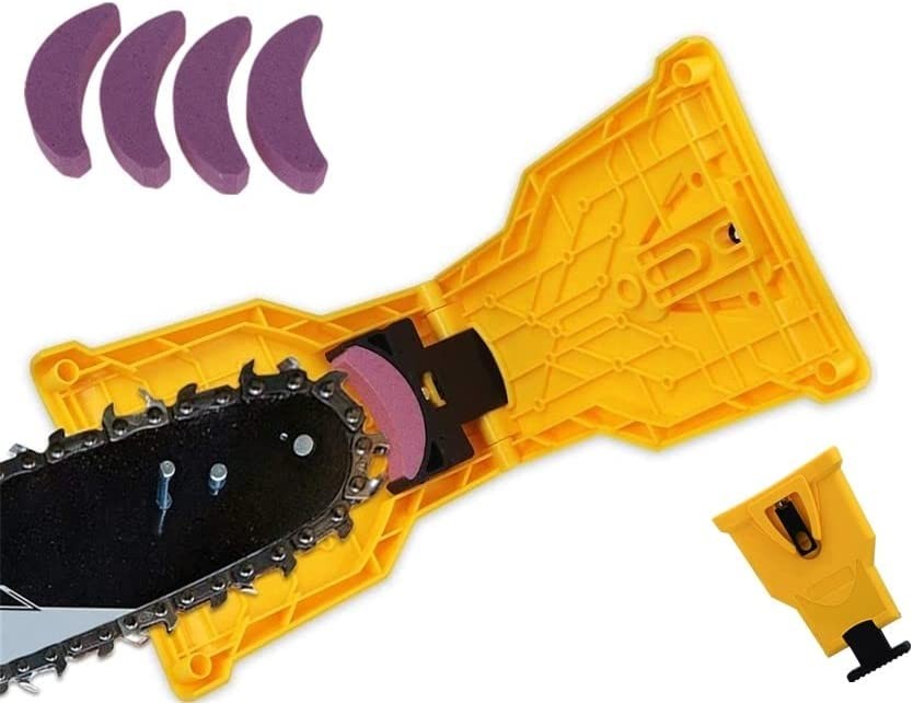 Chainsaw Teeth Sharpener Sharpens Self Bar Mount Chain Grinder Sharpening Tools