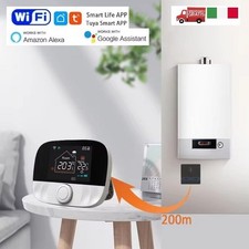 Termostato Digitale per Caldaia a Gas elettrico pavimento WiFi USB Batteria APP