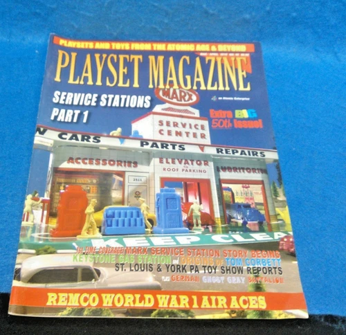Playset Magazine #50 Marx Service Stations #1 + Remco WWI playsets and much more