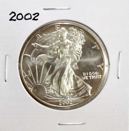 2002 American Silver Eagle BU 1 oz #GA