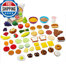 Learning Resources New Sprouts Complete Play Food Set - 50 Pcs, Ages 2 , Toddler