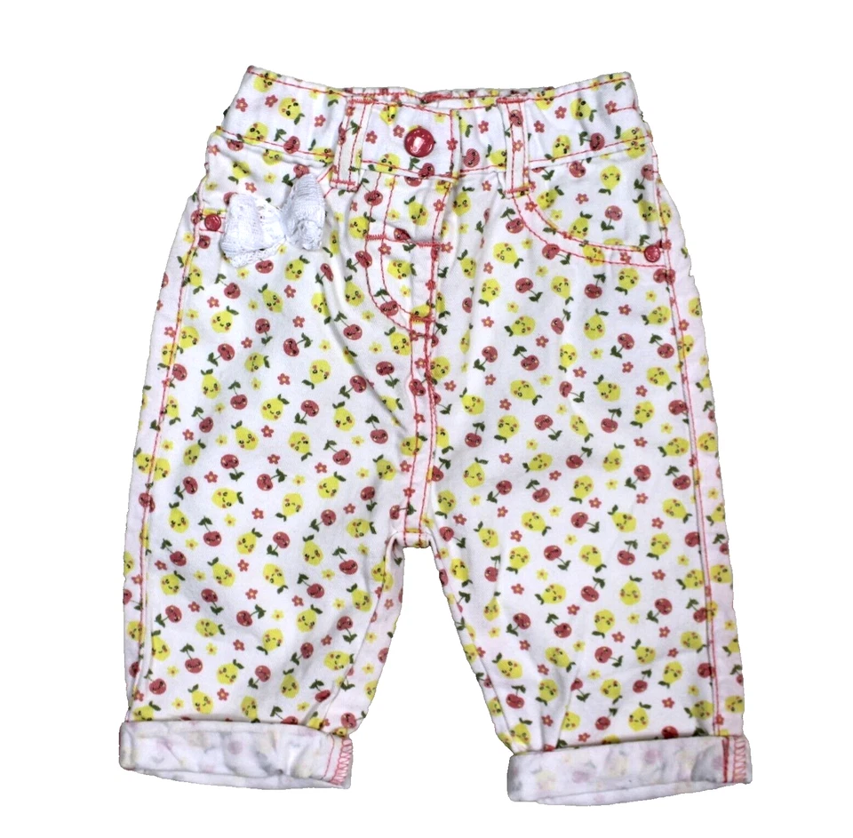 Ergee Baby Mädchen Sommer Hose mit Schleife Muster Verstellbarer Bund Gr. 56, 62 - Bild 1 von 3