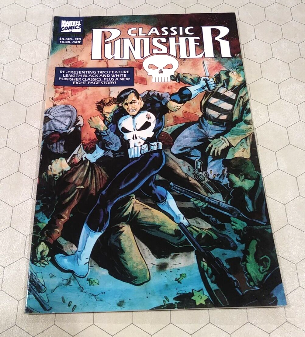 Classic Punisher #1, Marvel TPB, 1989, reprints, NEWSSTAND! | eBay